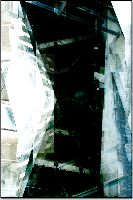 concrete abstract 2, structure, digital print by Laurent Bompard